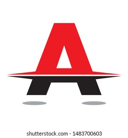 
Letter A logo design vector symbol icon template