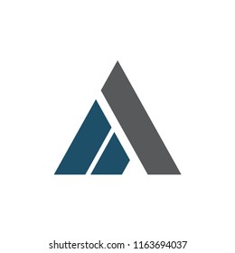 A letter logo design vector template