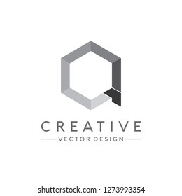 Letter A Logo Design Vector Template