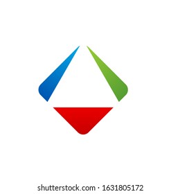 letter A logo design vector template