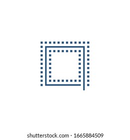 Letter A logo design vector template