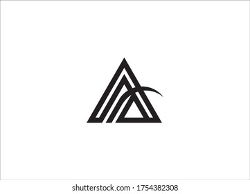 A Letter Logo Design And Vector Template