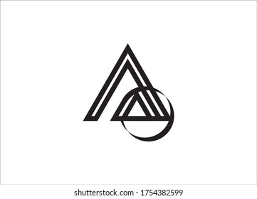 A Letter Logo Design And Vector Template 