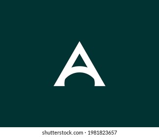 letter A logo design vector template