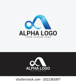 A Letter Logo Design Vector Template