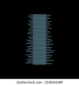 Letter I logo design vector template, fast speed technology moving, quick energy symbol. This logo is suitable for digital, techno.