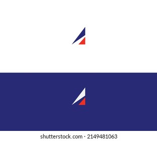 Plantilla vectorial de diseño de logotipo Carta A