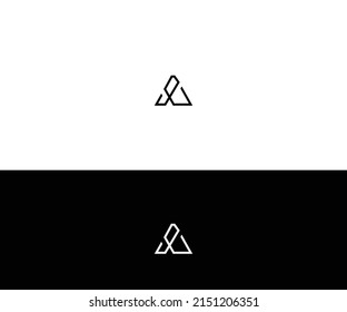 Plantilla vectorial de diseño de logotipo Carta A