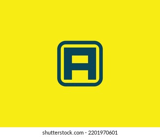 A letter logo design vector template