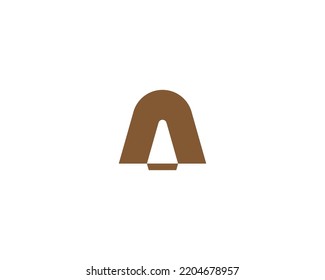 A letter logo design vector template