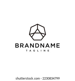Letter A logo design vector template