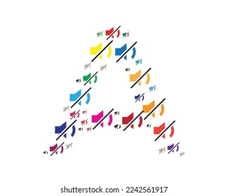 Elemento de plantilla de vector de diseño de logotipo de letra