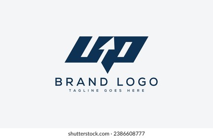 letter UP logo design vector template design for brand.