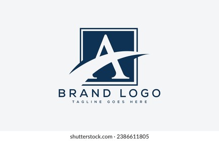 letter A logo design vector template design for brand.