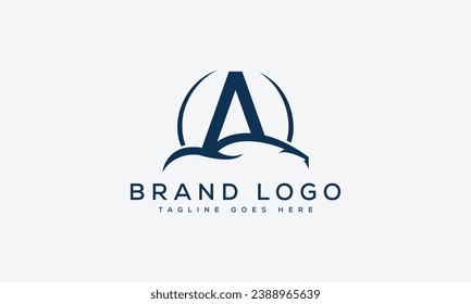 letter A logo design vector template design for brand.