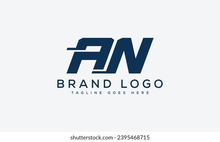 letter AN logo design vector template design for brand.