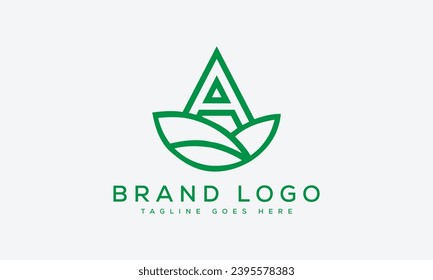 letter A logo design vector template design for brand.
