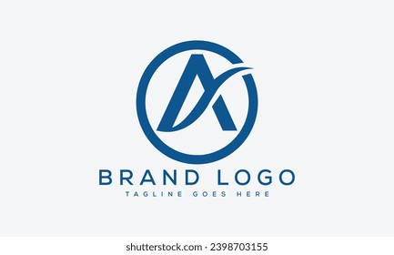 letter A logo design vector template design for brand.