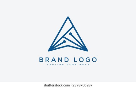 letter A logo design vector template design for brand.