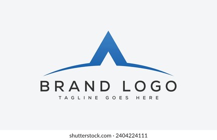 letra A diseño de diseño vectorial de diseño para marca.