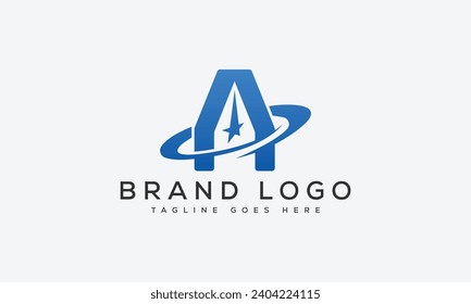 letra A diseño de diseño vectorial de diseño para marca.