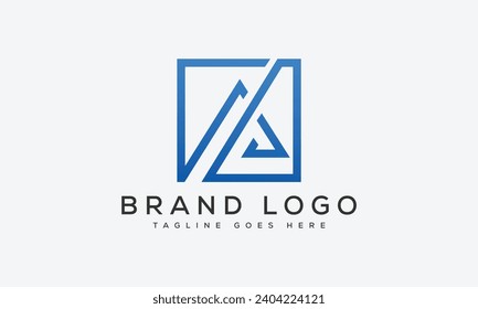 letter A logo design vector template design for brand.