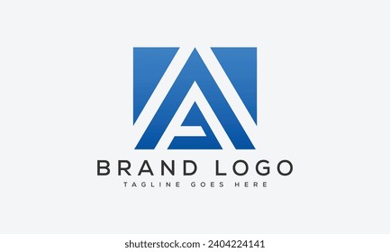 letter A logo design vector template design for brand.