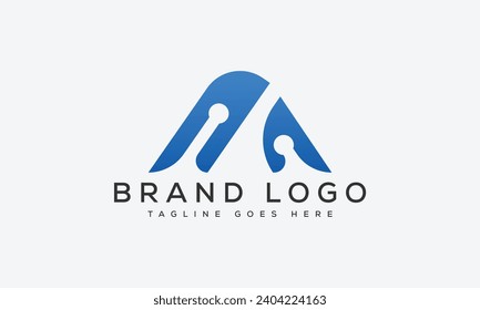 letter A logo design vector template design for brand.