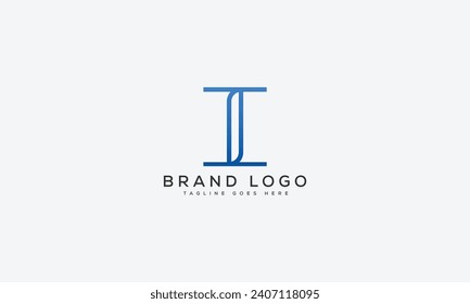 letter I logo design vector template design for brand.