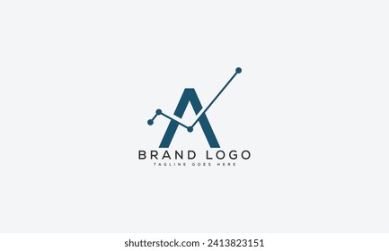 letter A logo design vector template design for brand.