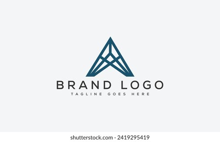 letra A diseño de diseño vectorial de diseño para marca.