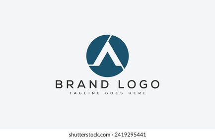 letra A diseño de diseño vectorial de diseño para marca.