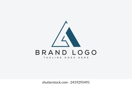 letter A logo design vector template design for brand.