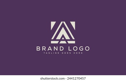 letter A logo design vector template design for brand.