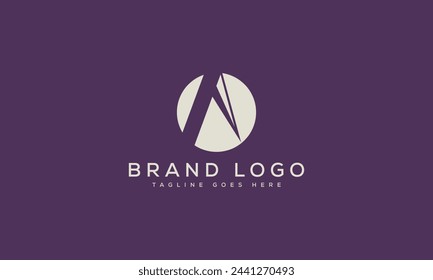 letter A logo design vector template design for brand.