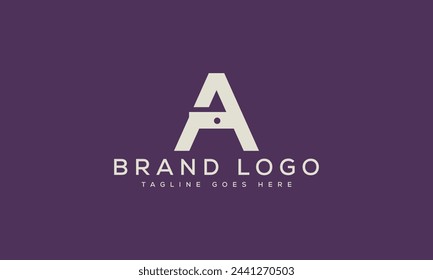letter A logo design vector template design for brand.
