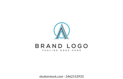 letter A logo design vector template design for brand