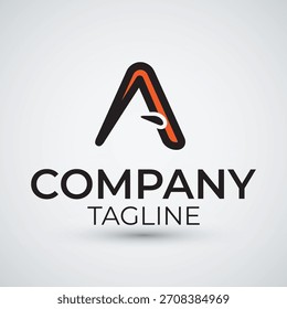 Plantilla de Vector de diseño de logotipo de letra A