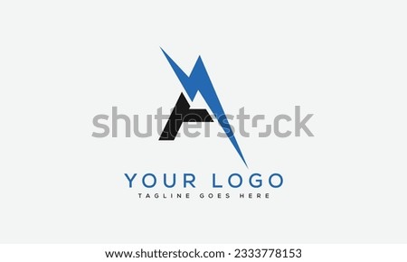 A letter Logo Design vector Template.