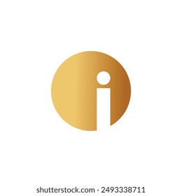 Letter I logo design vector with universal form and creative idea