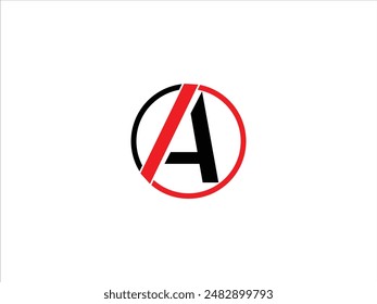 A letter logo design vector,simple a letter logo