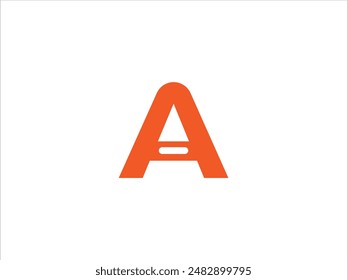 Eine Vektorgrafik mit Buchstabenlogo, ein einfaches Buchstabenlogo