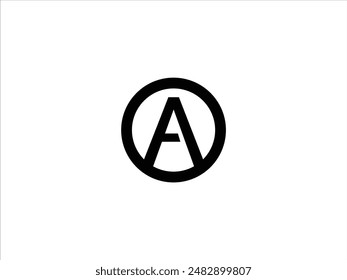 A letter logo design vector,simple a letter logo