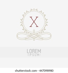 Letter Logo Design X
