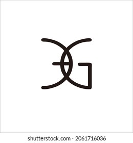 EG letter logo design for your name and brand of goods and your company