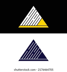Letter logo design.Alan logo.Monogram logo.Abstract logo design vector template.