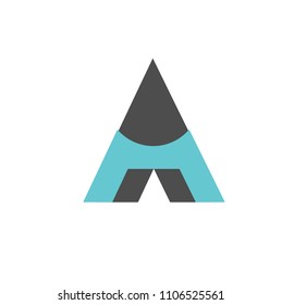 Letter A Logo Designs. Abstract, background.
