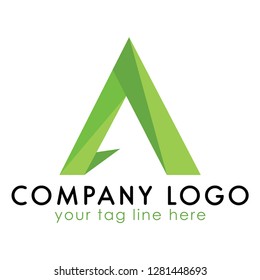 A letter logo design.this is high resolution letter logo that you can use for your company.