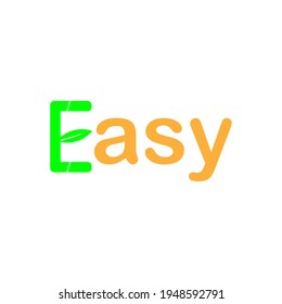 Letter logo with Easy writing