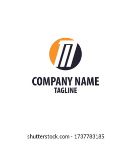 Letter logo with element m. Can be used for icons.